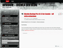 Tablet Screenshot of devjoom.wordpress.com