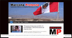 Desktop Screenshot of marconaprotesta.wordpress.com