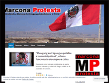 Tablet Screenshot of marconaprotesta.wordpress.com