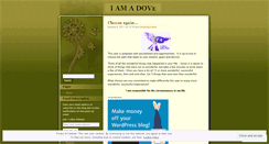 Desktop Screenshot of iamadove.wordpress.com