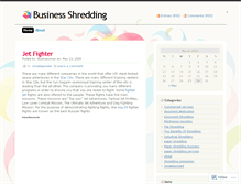 Tablet Screenshot of buinessshredding.wordpress.com