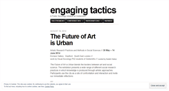 Desktop Screenshot of engagingtactics.wordpress.com