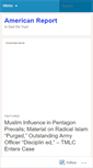 Mobile Screenshot of americanreport09.wordpress.com