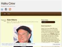 Tablet Screenshot of haikucrew.wordpress.com