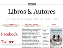 Tablet Screenshot of librosyautores.wordpress.com