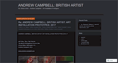 Desktop Screenshot of andrewcampbellartist.wordpress.com