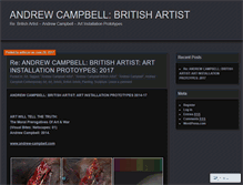 Tablet Screenshot of andrewcampbellartist.wordpress.com