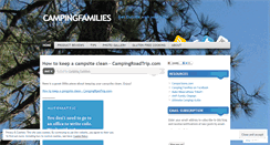 Desktop Screenshot of campingfamilies.wordpress.com