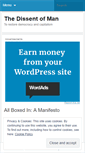 Mobile Screenshot of dissentofman.wordpress.com