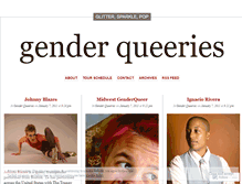 Tablet Screenshot of genderqueeries.wordpress.com