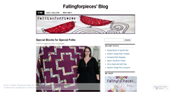 Desktop Screenshot of fallingforpieces.wordpress.com