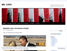 Tablet Screenshot of mistercaps.wordpress.com