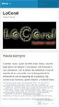 Mobile Screenshot of locoral.wordpress.com