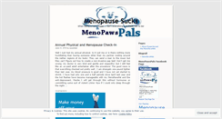 Desktop Screenshot of menopawspals.wordpress.com