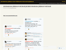 Tablet Screenshot of lesbahasajermanserpongbsdtangerangalamsutera.wordpress.com