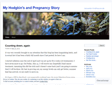 Tablet Screenshot of hodgkinsandpregnant.wordpress.com