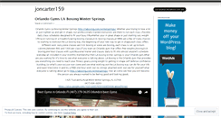 Desktop Screenshot of joncarter159.wordpress.com