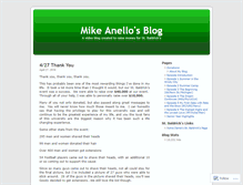 Tablet Screenshot of anello37.wordpress.com