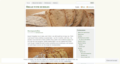 Desktop Screenshot of breadwithbubbles.wordpress.com