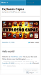 Mobile Screenshot of explosaocapas.wordpress.com