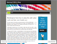 Tablet Screenshot of mehmet1984.wordpress.com