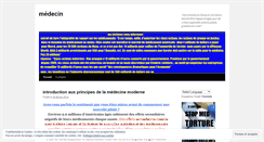 Desktop Screenshot of medecincritique.wordpress.com