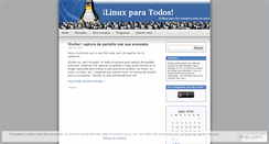 Desktop Screenshot of linuxparatodos.wordpress.com