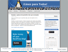 Tablet Screenshot of linuxparatodos.wordpress.com