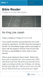 Mobile Screenshot of biblereader.wordpress.com