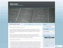 Tablet Screenshot of biblereader.wordpress.com