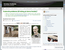 Tablet Screenshot of kristianstokholm.wordpress.com