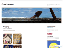 Tablet Screenshot of creationwest.wordpress.com