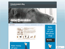 Tablet Screenshot of clubedoviralata.wordpress.com