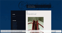 Desktop Screenshot of jamiesblog.wordpress.com