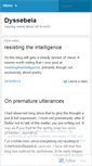 Mobile Screenshot of dyssebeia.wordpress.com