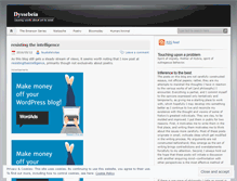 Tablet Screenshot of dyssebeia.wordpress.com