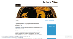 Desktop Screenshot of leituraativa.wordpress.com