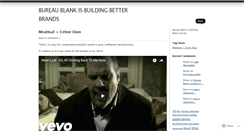 Desktop Screenshot of bureaublank.wordpress.com