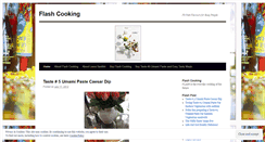 Desktop Screenshot of flashcooking.wordpress.com