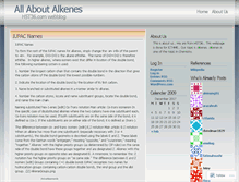 Tablet Screenshot of alkenes.wordpress.com