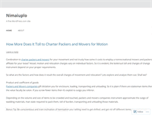 Tablet Screenshot of nimaiuplo.wordpress.com