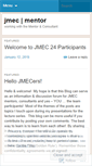 Mobile Screenshot of jmecmentor.wordpress.com