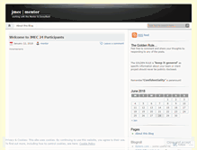 Tablet Screenshot of jmecmentor.wordpress.com