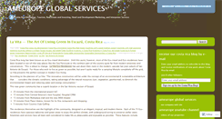 Desktop Screenshot of ameuropeservices.wordpress.com