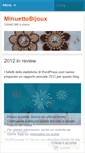 Mobile Screenshot of minuettobijoux.wordpress.com