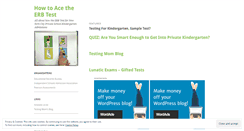 Desktop Screenshot of erbtest.wordpress.com