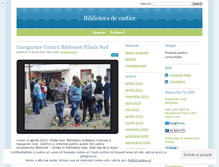 Tablet Screenshot of bibliotecafocsani.wordpress.com