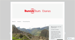 Desktop Screenshot of bunniktours.wordpress.com