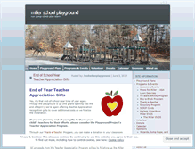 Tablet Screenshot of millerschoolplayground.wordpress.com