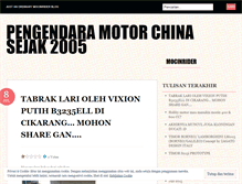 Tablet Screenshot of mocinrider.wordpress.com